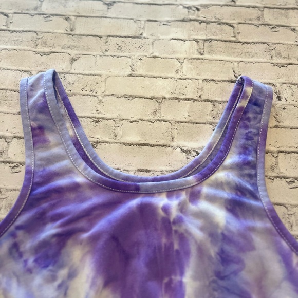 Refuge Athletics Purple Tie Dye 2 Piece Short Set Size Medium - Picture 7 of 15